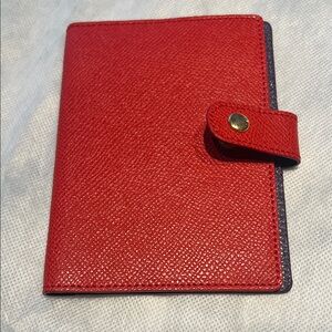 Saks Fifth Avenue Purple Textured Card Holder